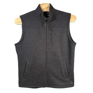 Smartwool Hudson Trail Fleece Vest Jacket Wool Blend Dark Gray Mens XL Outdoor